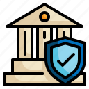 bank, money, business, securidy, shield, protection icon