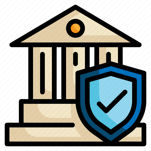 Bank, money, business, securidy, shield, protection icon icon - Download on Iconfinder