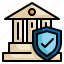 bank, money, business, securidy, shield, protection icon 