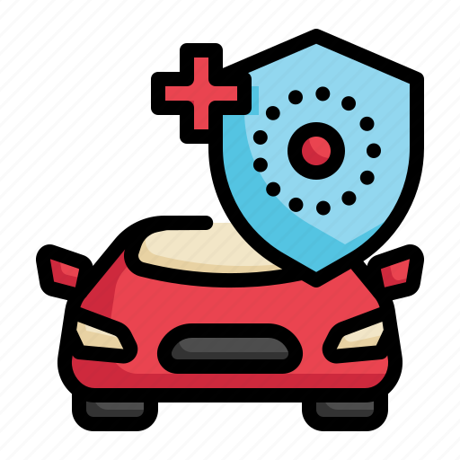 Car, shield, insurance, vehicle, transport, protection icon icon - Download on Iconfinder