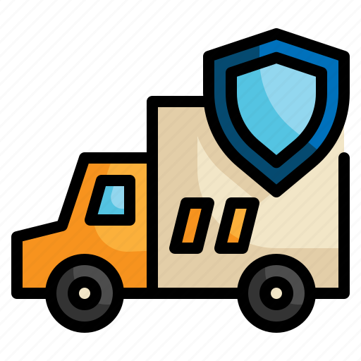 Delivery, truck, car, insurance, protection icon icon - Download on Iconfinder
