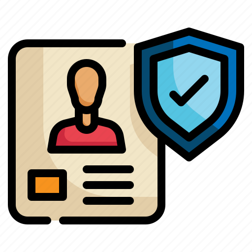 Personal, data, shield, document, protection icon icon - Download on Iconfinder
