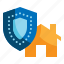 home, insurance, shield, protection icon, property 