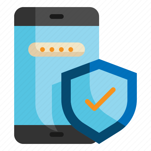 Mobile, password, shield, guard, protection icon, device icon - Download on Iconfinder