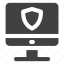 monitor, screen, security, shield