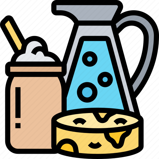 Dairy, products, cheese, milk, ingredient icon - Download on Iconfinder