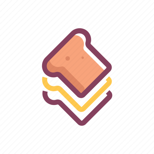 Bread, breakfast, food, toast, toaster icon - Download on Iconfinder
