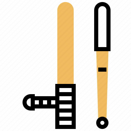 Baton, police, protest, weapon icon - Download on Iconfinder