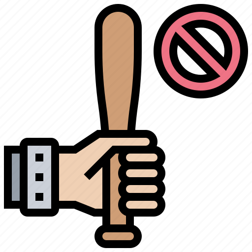 Prohibited, prohibition, protest, violence, weapon icon - Download on Iconfinder