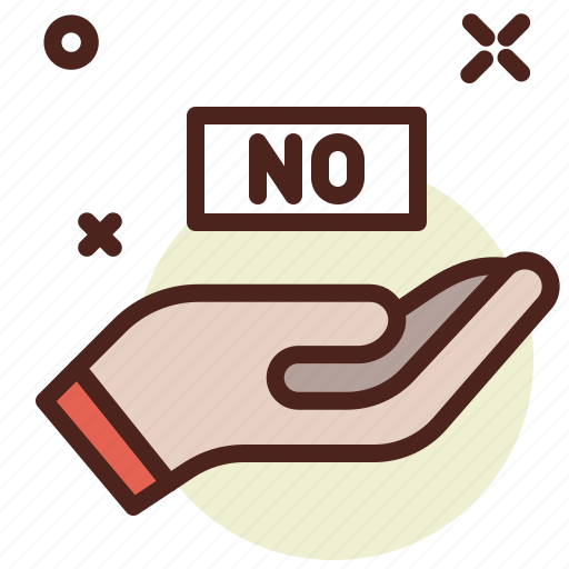 Electi, election, hand, no, politicson, poll, vote icon - Download on Iconfinder
