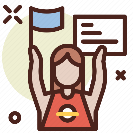 Election, politics, poll, vote, woman icon - Download on Iconfinder