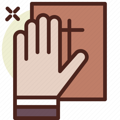Bible, hand, politics, vow icon - Download on Iconfinder