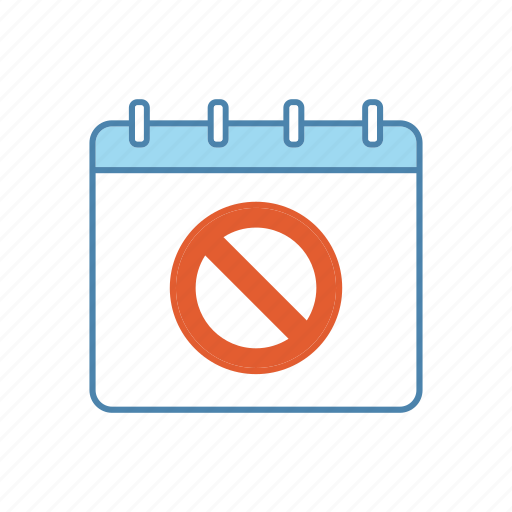 Calendar, date, demonstration, event, meeting, protest, stop sign icon - Download on Iconfinder