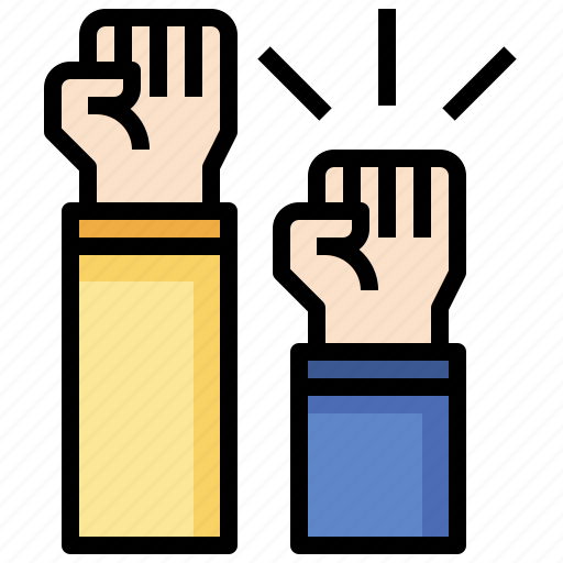 Fists, gestures, hand, hands, protest, supporter, up icon - Download on Iconfinder