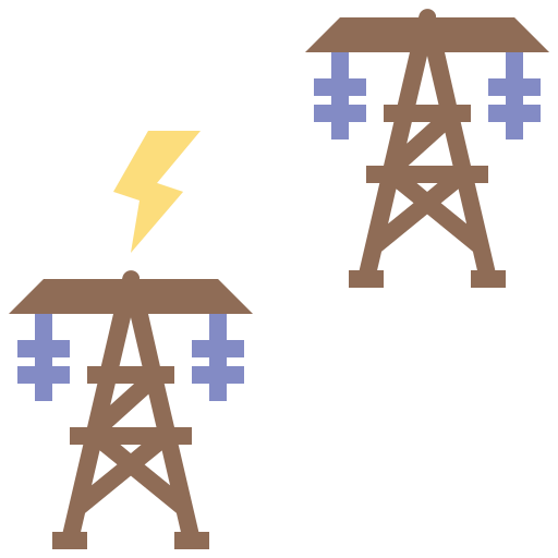 Electricity, energy, eco, electric, tower, power, line icon - Free download