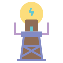 tower, electric, power, line, industry, electricity