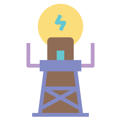 Tower, electric, power, line, industry, electricity icon - Free download