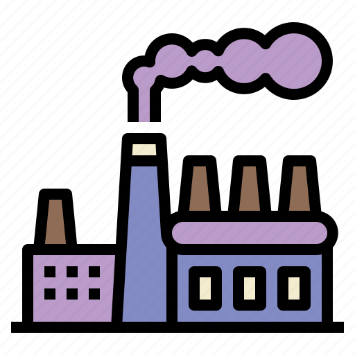 Industry, factory, industrial, pollution, emission icon - Download on Iconfinder