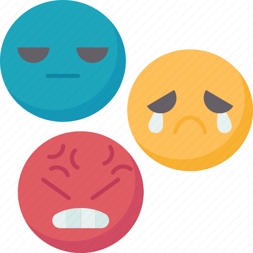 Emotional, states, mood, angry, sad icon - Download on Iconfinder