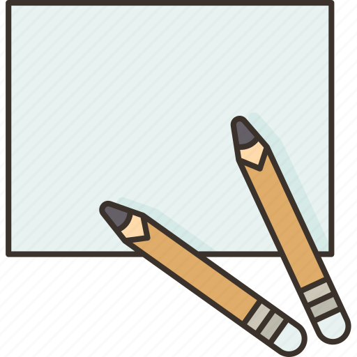 Pencil, drawing, sketching, art, paper icon - Download on Iconfinder
