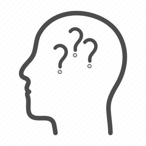 Doub, psychology, questions, mind icon - Download on Iconfinder