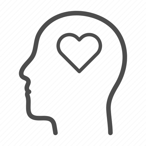 Heart, love, psychology, head icon - Download on Iconfinder