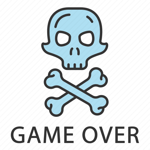 Battlegrounds, end, over, skull, wasted, death, skeleton icon - Download on Iconfinder