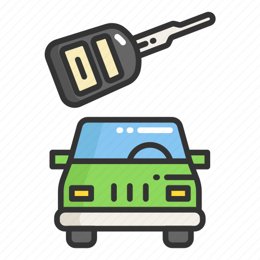 Automobile, car, key, lock, place, vehicle icon - Download on Iconfinder
