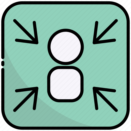 Meeting, point, meeting point, user target, user icon - Download on Iconfinder