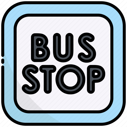 Bus, stop, bus stop, bus stop board, bus-station, building icon - Download on Iconfinder