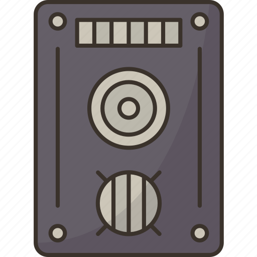 Speaker, loudspeaker, sound, audio, stereo icon - Download on Iconfinder