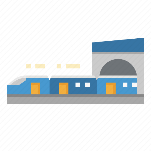 Metro, public, railway, train, transport icon - Download on Iconfinder