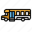 bus, minibus, public, schoolbus, transport 