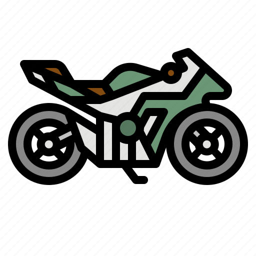Motorbike, motorcycle, scooter, transport, transportation icon - Download on Iconfinder