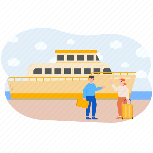 Ship, boat, transport, travel, transportation, holiday, vacation icon - Download on Iconfinder