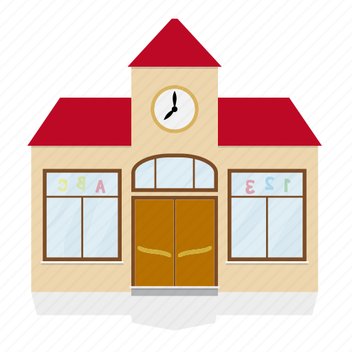 Building, education, elementary, house, public, school icon - Download on Iconfinder