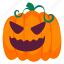laughing, pumpkin, halloween, sticker, vegetable, food, face, expression, spooky, illustration, scary, horror 