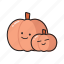 halloween, pumpkin, october, harvest, autumn, fall, holiday, vegetable, cute 