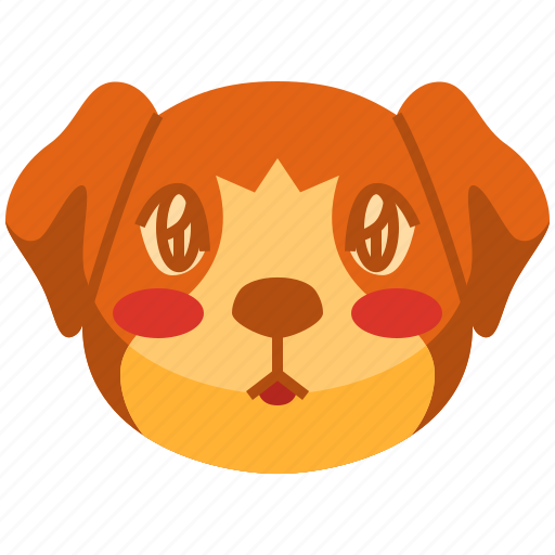 Puppy, eyes, emoji, emoticon, dog, pet, cute icon - Download on Iconfinder