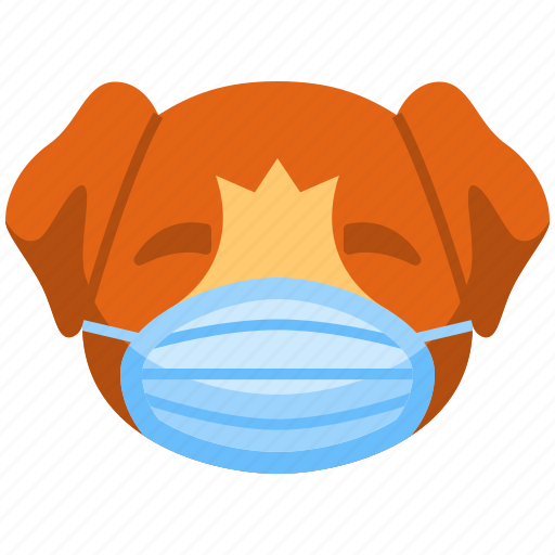 Mask, emoji, emoticon, dog, pet, cute, puppy icon - Download on Iconfinder