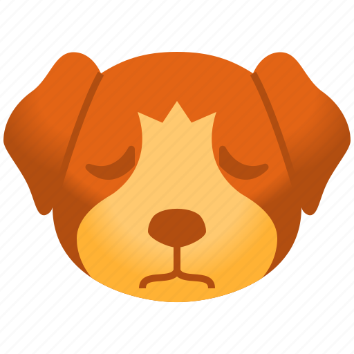 Sad, emoji, emoticon, dog, pet, cute, puppy icon - Download on Iconfinder
