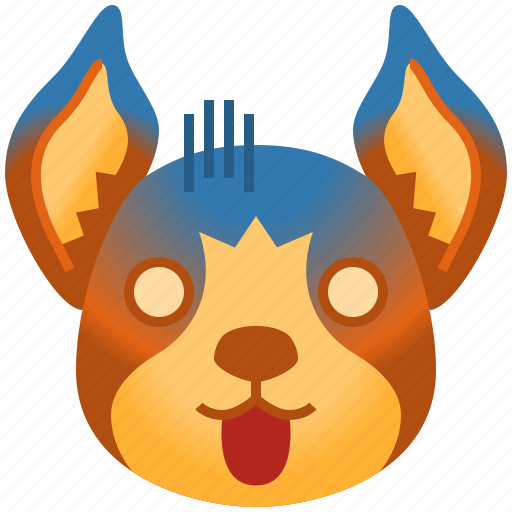 Shocked, emoji, emoticon, dog, pet, cute, puppy icon - Download on Iconfinder