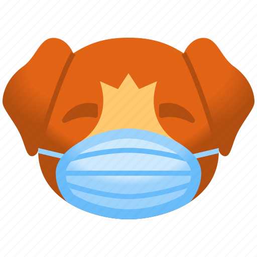 Mask, emoji, emoticon, dog, pet, cute, puppy icon - Download on Iconfinder