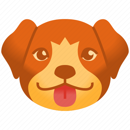 Emoji, emoticon, dog, pet, cute, puppy, tongue out icon - Download on Iconfinder