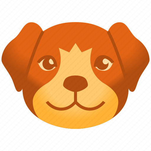 Smile, emoji, emoticon, dog, pet, cute, puppy icon - Download on Iconfinder