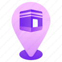 qibla finder, kaaba, mecca, location, place