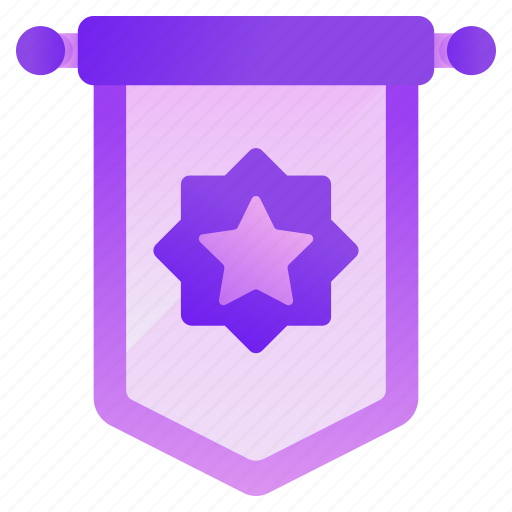 Pennant, pennon, pendent, flag, banner icon - Download on Iconfinder
