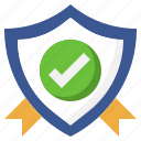 shield, quality, control, assurance, verified, tick, approved