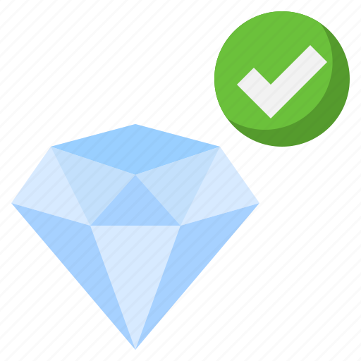 Test, quality, control, assurance, ui, verified, diamond icon - Download on Iconfinder