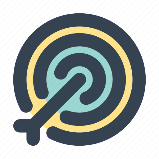 Bullseye, target, goal, aim, focus, dartboard, marketing icon - Download on Iconfinder